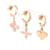 Orecchini Sweet Monogram Louis Vuitton Rosa Blu D'oro - vista 2