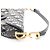 Christian Dior Mini borsa Saddle Dior in avorio e blu navy Crudo - vista 6