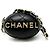 Charm per borsa in pelle di agnello nero Chanel