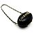 Charm per borsa in pelle di agnello nero Chanel - vista 3