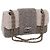 Timeless Chanel CC Flap Satchel gestepptes Tweed Medium Braun