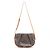 Borsa Louis Vuitton Menilmontant in tela Monogram MM Marrone