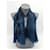 Burberry Schal – Blauer Python-Druck Mehrfarben  - Ansicht 5