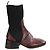 Chloé Botas de Cuero Burdeos