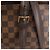Borsa a Spalla Louis Vuitton Chelsea Damier Ebene in Marrone N51119 Rosso - vista 10