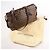Borsa a Spalla Louis Vuitton Chelsea Damier Ebene in Marrone N51119 Rosso - vista 11