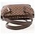 Borsa a Spalla Louis Vuitton Chelsea Damier Ebene in Marrone N51119 Rosso - vista 6