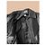 Schwarze Leder-Mesh-Jacke Gianni Versace - Ansicht 10