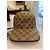 Cappellino Gucci GG Supreme Marrone in Tela e Pelle Beige - vista 5