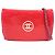 Cartera de cadena de cuero patentado rosa Chanel