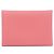 Monedero Calvi Duo de Hermès Rosa