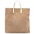 LOEWE Tote in Suede Marrone Anagramma Beige