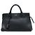 Cabas Rive Gauche Saint Laurent Schwarze kleine genarbte Kalbsleder Rive Gauche Tasche