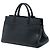 Cabas Rive Gauche Saint Laurent Schwarze kleine genarbte Kalbsleder Rive Gauche Tasche - Ansicht 2
