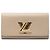 Lange Brieftasche Epi Twist in Braun von Louis Vuitton Beige