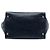 Sac à main Prada en veau glacé bleu Sound Lock - vue 3