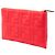 Rote Zucca bestickte Canvas-Zip-Tasche von Fendi - Ansicht 2