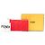 Rote Zucca bestickte Canvas-Zip-Tasche von Fendi - Ansicht 8