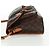 Gibeciere Borsa Messenger Gibecière Monogram Canvas MM Louis Vuitton Marrone - vista 3