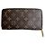 Cartera Zippy Louis Vuitton Castaño - vista 2
