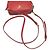 Prada Vitello Phoenix Leder Schultertasche Rot - Ansicht 10