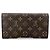 Cartera Larga Porte Tresor Internacional Louis Vuitton Castaño - vista 2