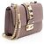 Valentino Garavani Mini borsa a spalla Glam Lock in pelle Valentino Porpora - vista 2