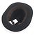 Cappello in feltro Lapin della serie Button di Hermès Nero - vista 4