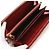 Louis Vuitton Zippy Wallet Retiro Long Braun Rot Fuschia - Ansicht 8