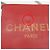 Borsa a spalla con catena olografica Chanel Rosso - vista 12