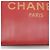 Borsa a spalla con catena olografica Chanel Rosso - vista 9