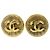 Orecchini vintage a clip Coco Mark di Chanel D'oro