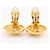 Timeless Orecchini vintage a clip Coco Mark di Chanel D'oro - vista 5