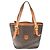 Céline Celine Vintage Macadam Canvas und Leder Braun