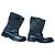 Stivali Ash in pelle nera stile biker