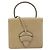 Sac à épaule Loewe Barcelona en cuir moyen Beige
