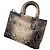 Lady Dior Grand Model Python Vintage 2010 Grey