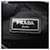 Saffiano Borsa a spalla nera Prada Nero - vista 4
