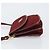 Céline Borsa a spalla Celine C Sulky in tela Rosso - vista 5