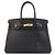 Borsa Tote Hermès Birkin 30 Nero