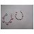 Autre Marque Bracciali Agatha Westie in Ceramica Rosa e Cuori Dorati - vista 3