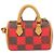 Pochette Accessorio Mini Speedy Damier Pop di Louis Vuitton Rosso Damier ebene - vista 2