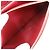 Borsa a spalla in pelle rossa Burberry Rosso - vista 6