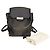 Alexander Wang Prisma Skeletal Black Pebbled Leather Backpack Rose Gold Hardware - view 13
