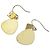 Diamond Céline Boucles d'oreilles en argent avec logo en diamant Celine - vue 2