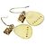 Diamond Céline Boucles d'oreilles en argent avec logo en diamant Celine - vue 5