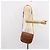 Borsa a Spalla Burberrys in Pelle Marrone Oro Auth 162159 D'oro - vista 23