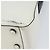 Borsa a spalla PRADA in pelle verniciata bianca argento Auth 162846 Bianco - vista 10