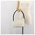 Borsa a spalla PRADA in pelle verniciata bianca argento Auth 162846 Bianco - vista 25