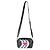 Borsa a tracolla Prada in pelle di vitello nera e rosa con logo Banana Nero - vista 4